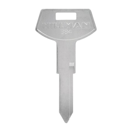 Hillman Automotive Universal Key Blank for B84 Double Sided for GM - Case of 10; Silver 5965470